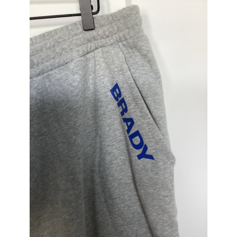 Brady Mens Drawstring Pockets Wordmark Fleece Sweat Shorts Heather Gray Size XXL - Picture 5 of 10